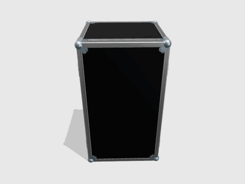 Configurable 19 inch Rack Case - 1 front lid